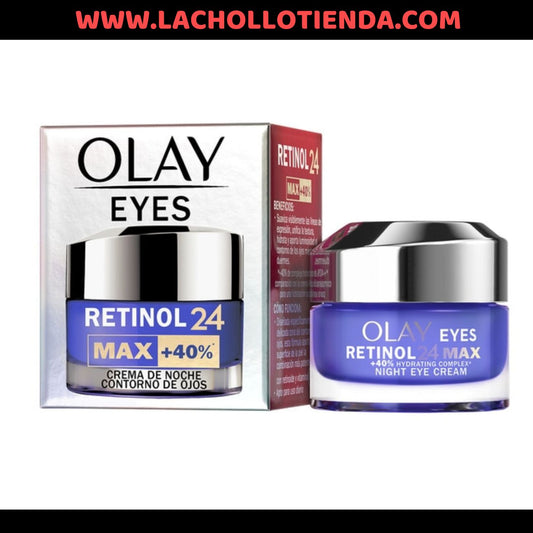 Olay - Retinol 24 MAX Crema Contorno De Ojos De Noche con Niacinamida y B3