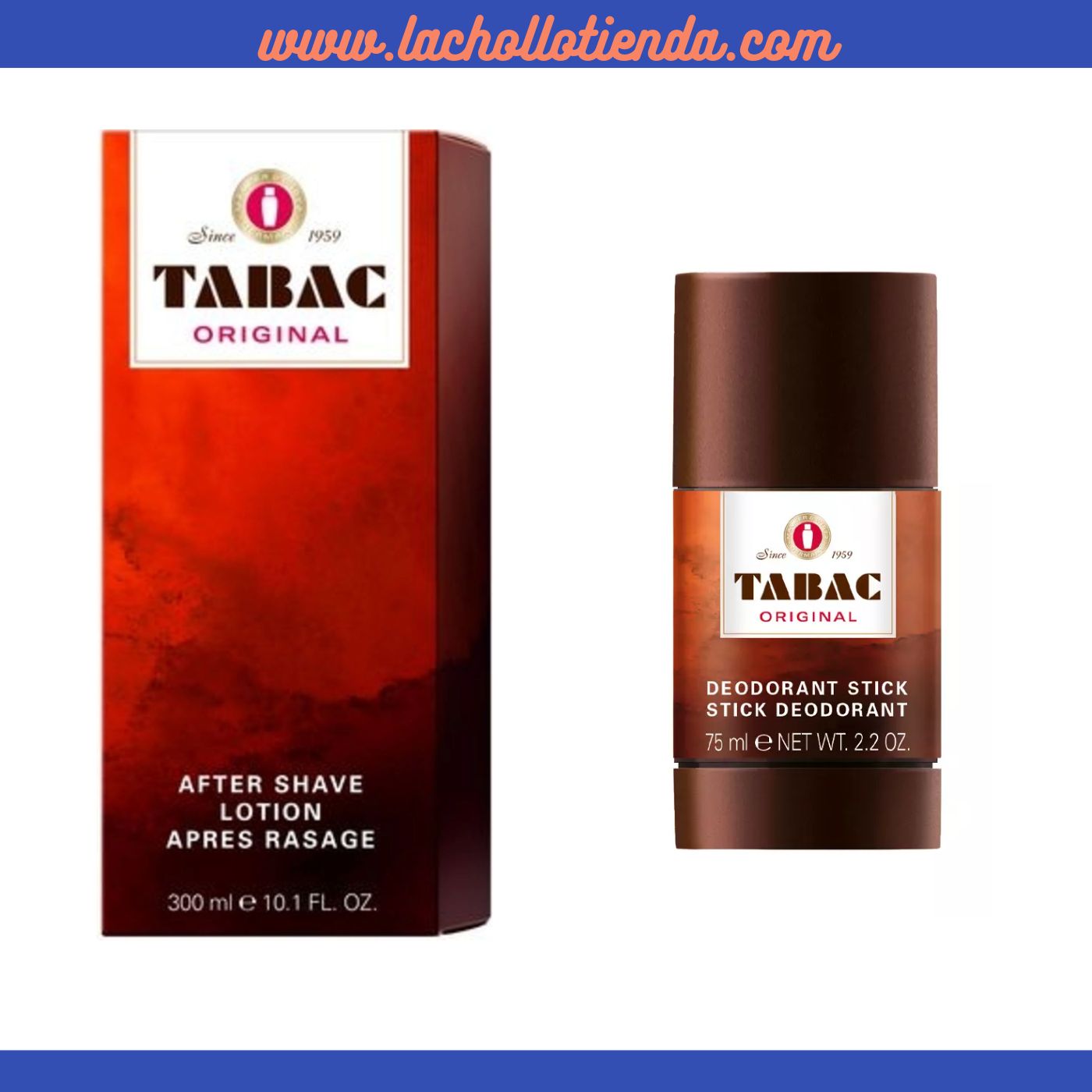 PACK Tabac Original - After Shave Lotion 300ml + Desodorante Stick 75ml