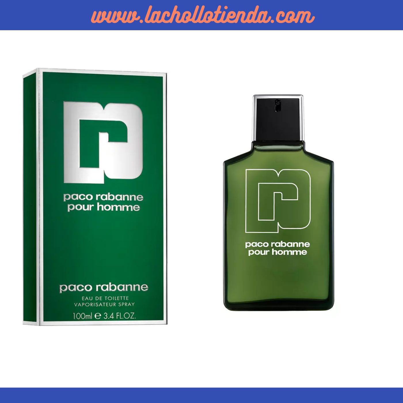 PACO RABANNE  POUR HOMME - Eau de Toilette Spray para hombre 100ml