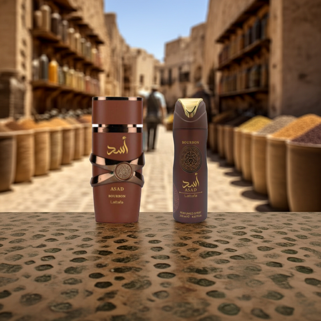Lattafa Pack Bourbon EDP 100ml + Bourbon Desodorante 200ml