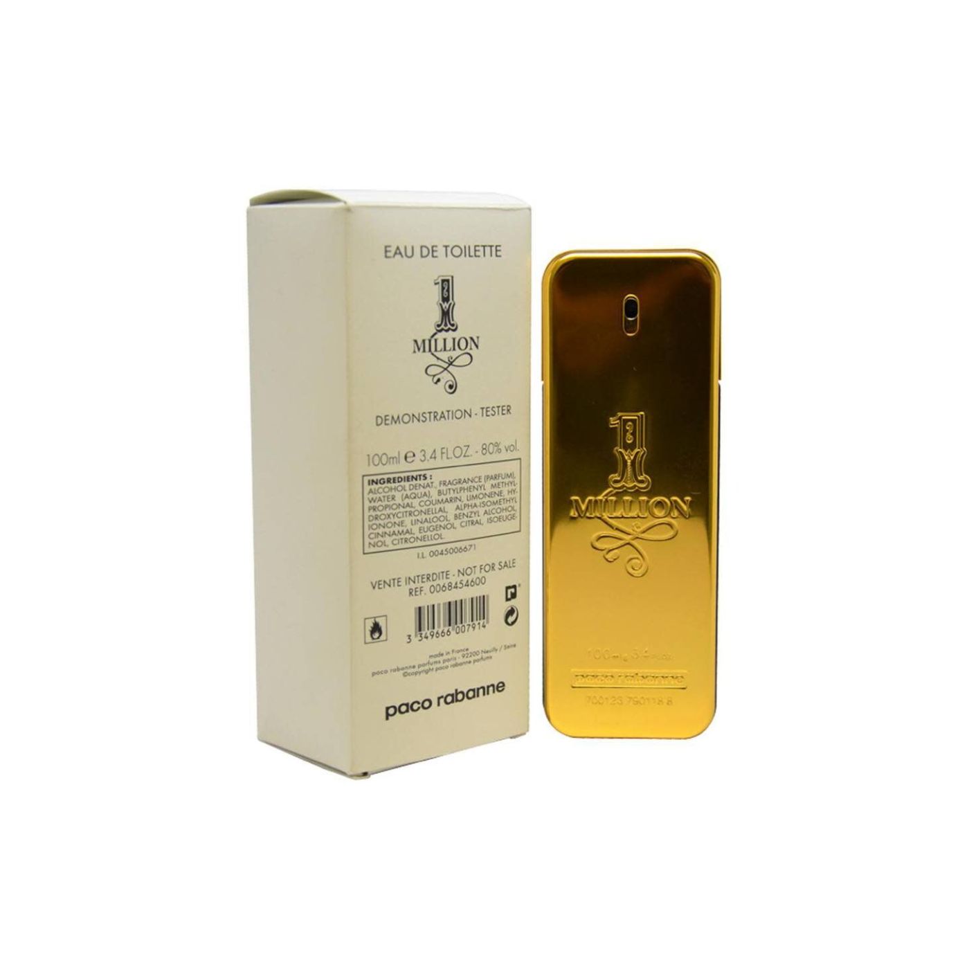 Tester 1 million Paco Rabanne