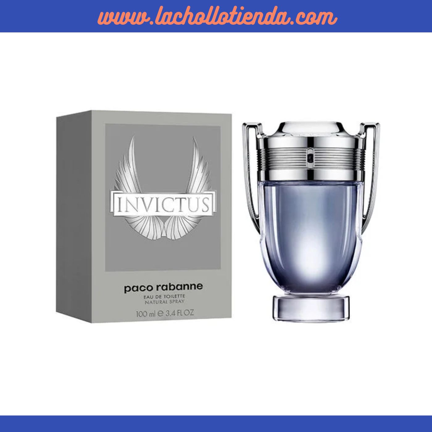 Paco Rabanne - Invictus Eau De Toilette Para Hombre 100ml.