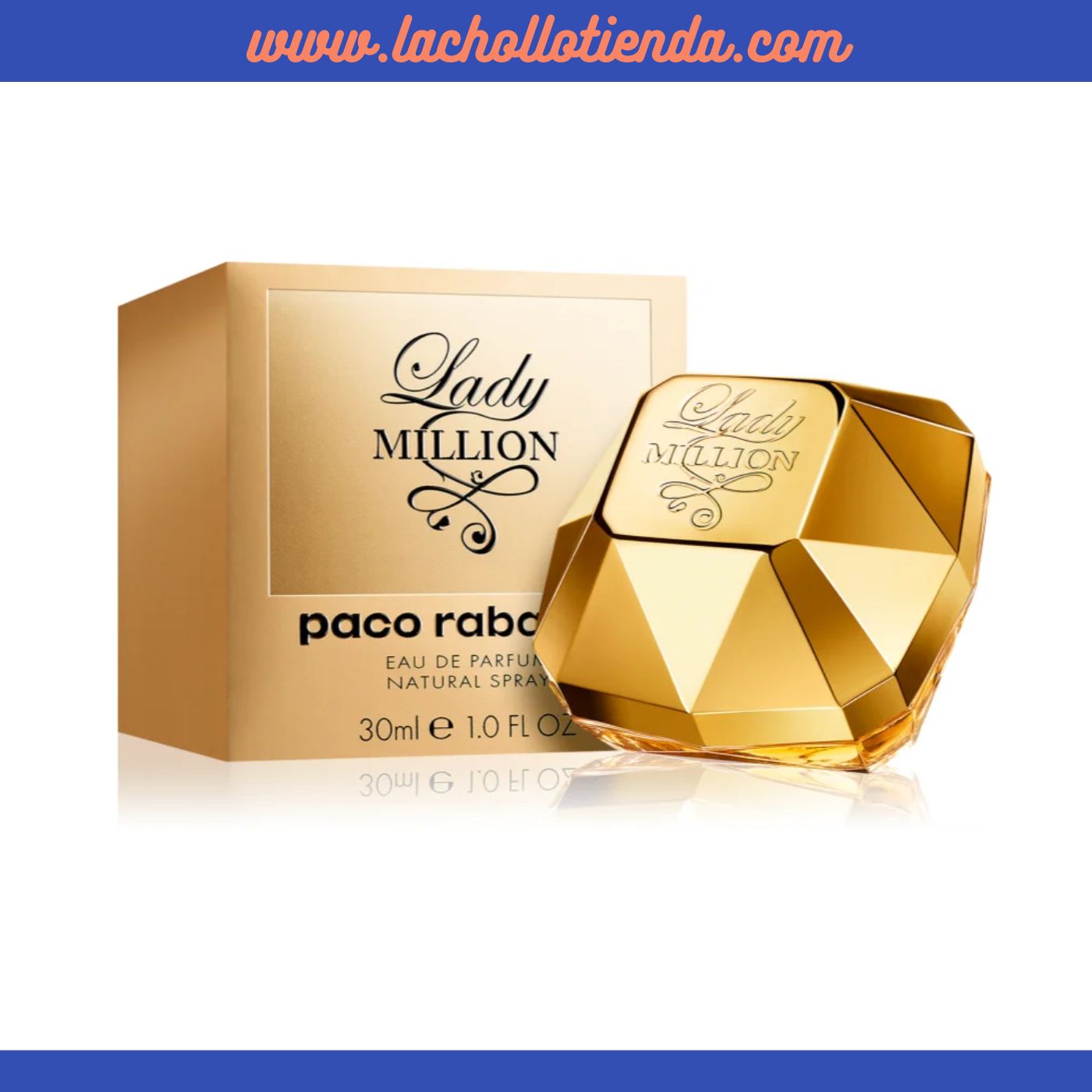 Paco Rabanne - Million Lady Eau de Parfum Para Mujer 30ml.