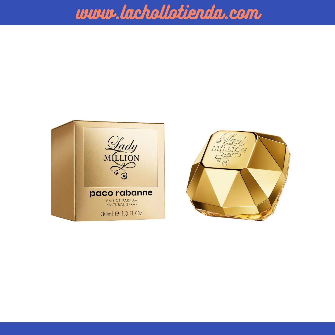 Paco Rabanne - Million Lady Eau de Parfum Para Mujer 30ml.