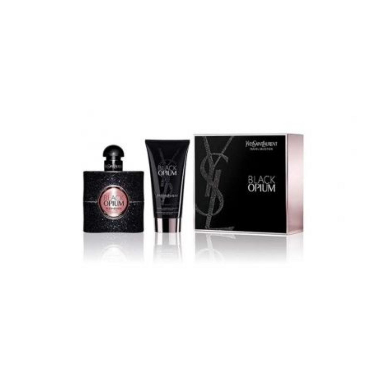 Yves Saint Laurent - Set Black Opium - Perfume 50ml y Loción Corporal 50ml Para Mujer