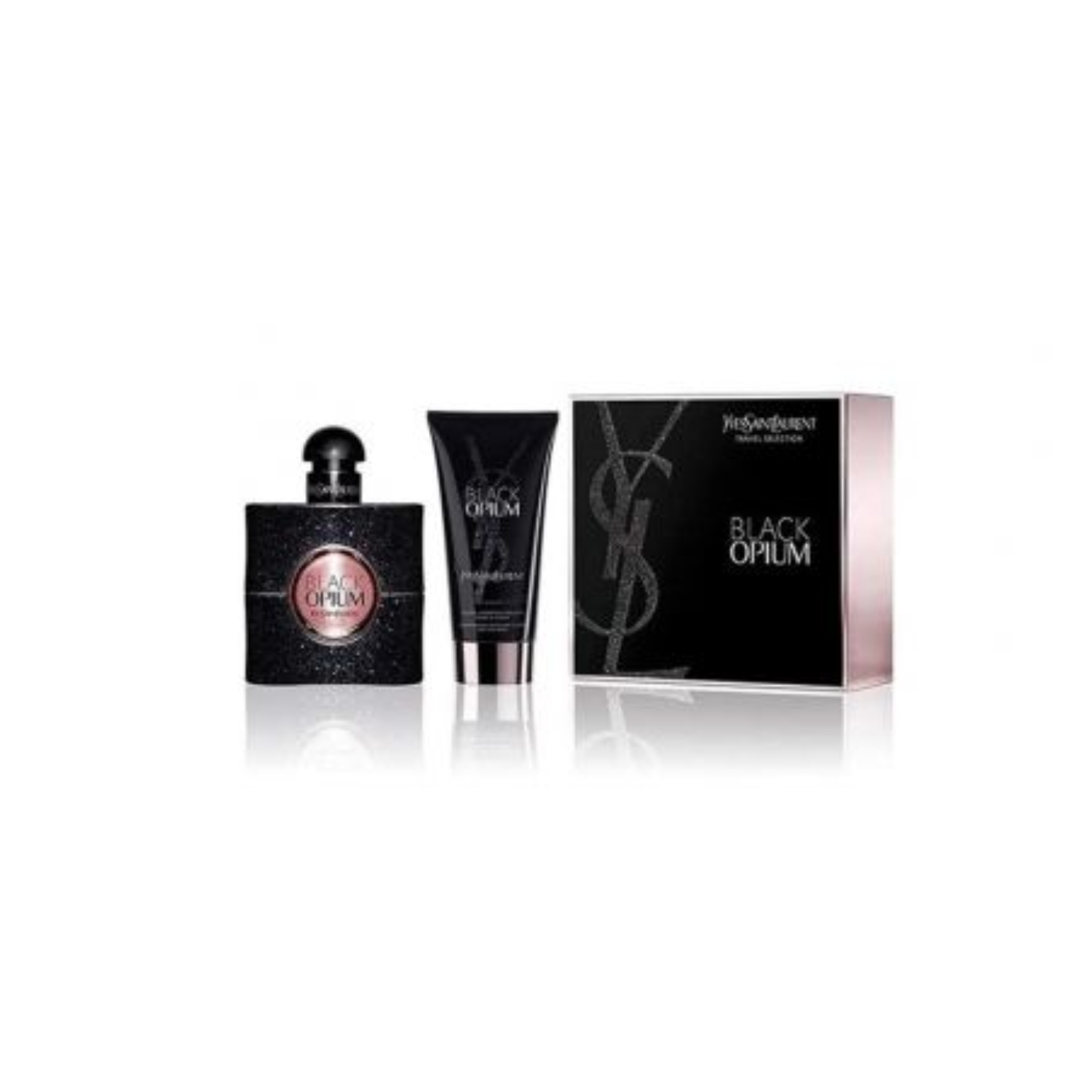 Yves Saint Laurent - Set Black Opium - Perfume 50ml y Loción Corporal 50ml Para Mujer