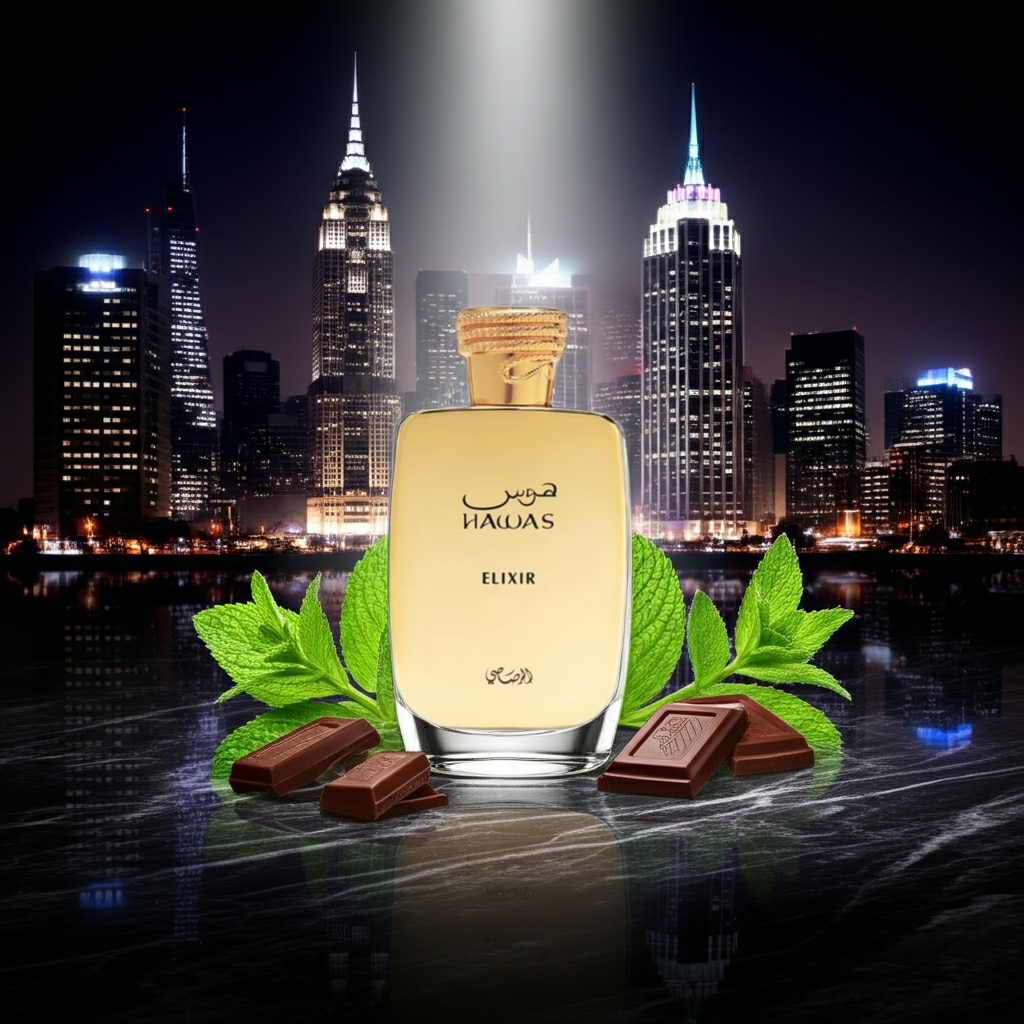 Perfume Hawas de Rasasi Elixir