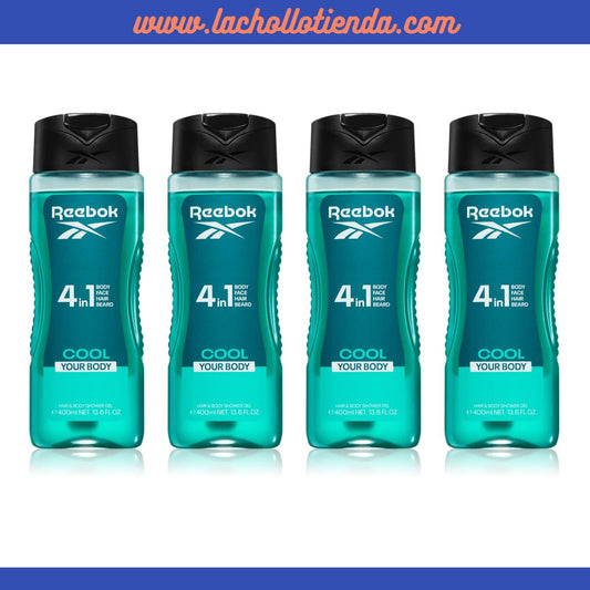 Gel De Ducha Cool Your Body 4en1- Para Hombre 4x400ml