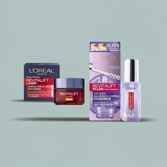 Loreal Revitalift - Sérum de Ojos + Crema Día spf50