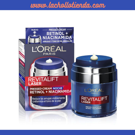 Revitalift Laser de Loreal Paris - Crema de Noche con Retinol y Niacinamida 50ml