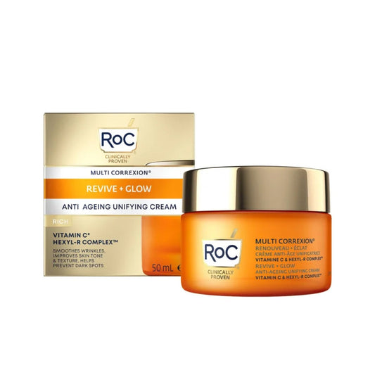 RoC - Multi Correxion - Crema Antiedad Día y Noche - Rica en Luminosidad 50ml