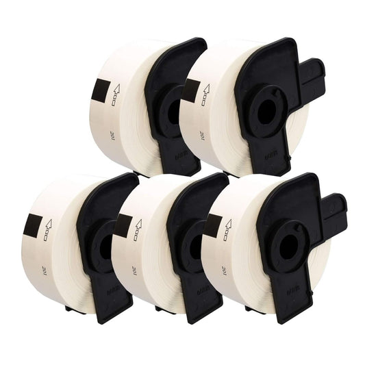 Rollos de Etiquetas compatibles para Brother DK11201 X 5 Brother P-Touch