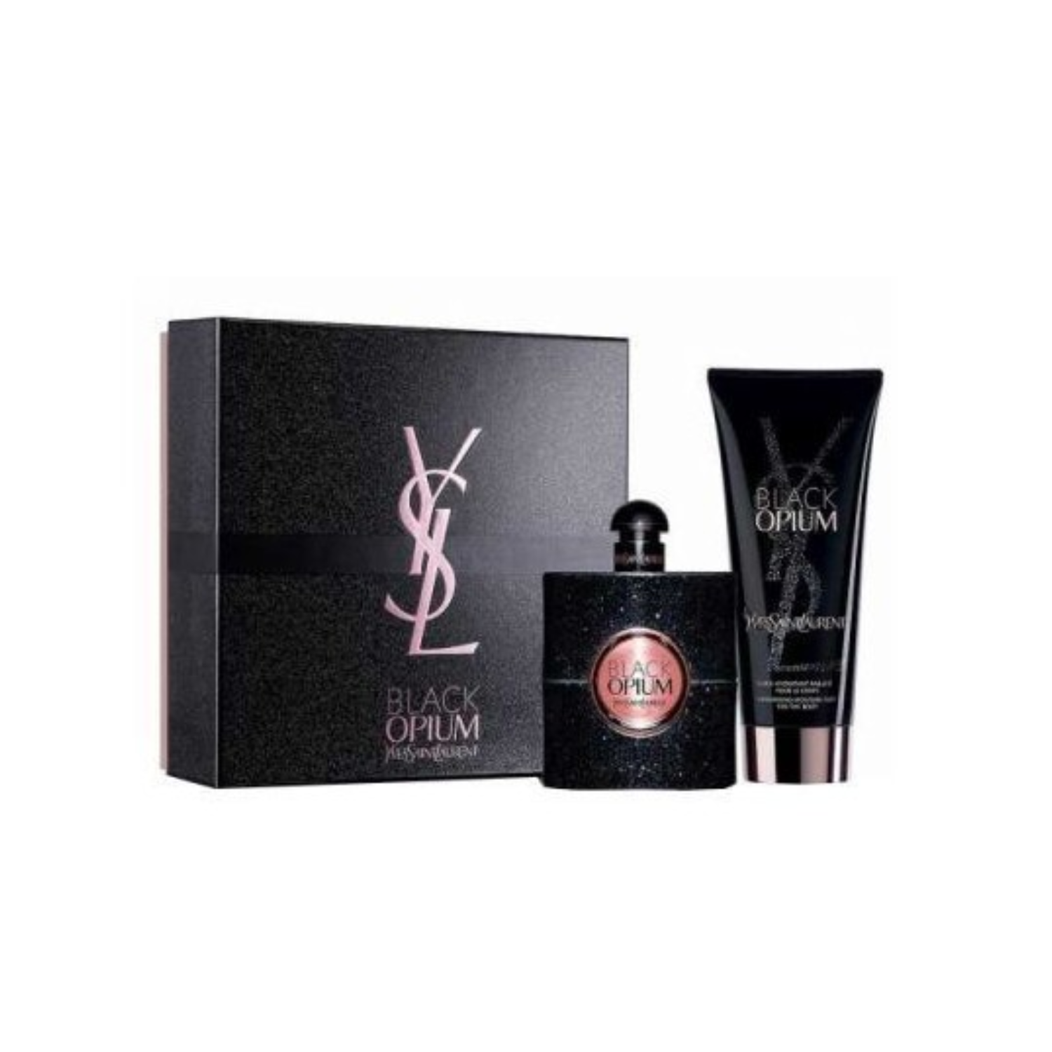 Yves Saint Laurent - Set Black Opium - Perfume 50ml y Loción Corporal 50ml Para Mujer