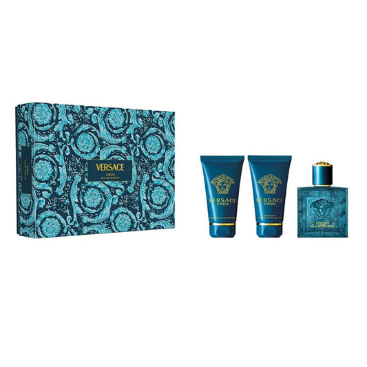 Versace Eros - Estuche Eau de Toilette + After Shave + Gel de Ducha