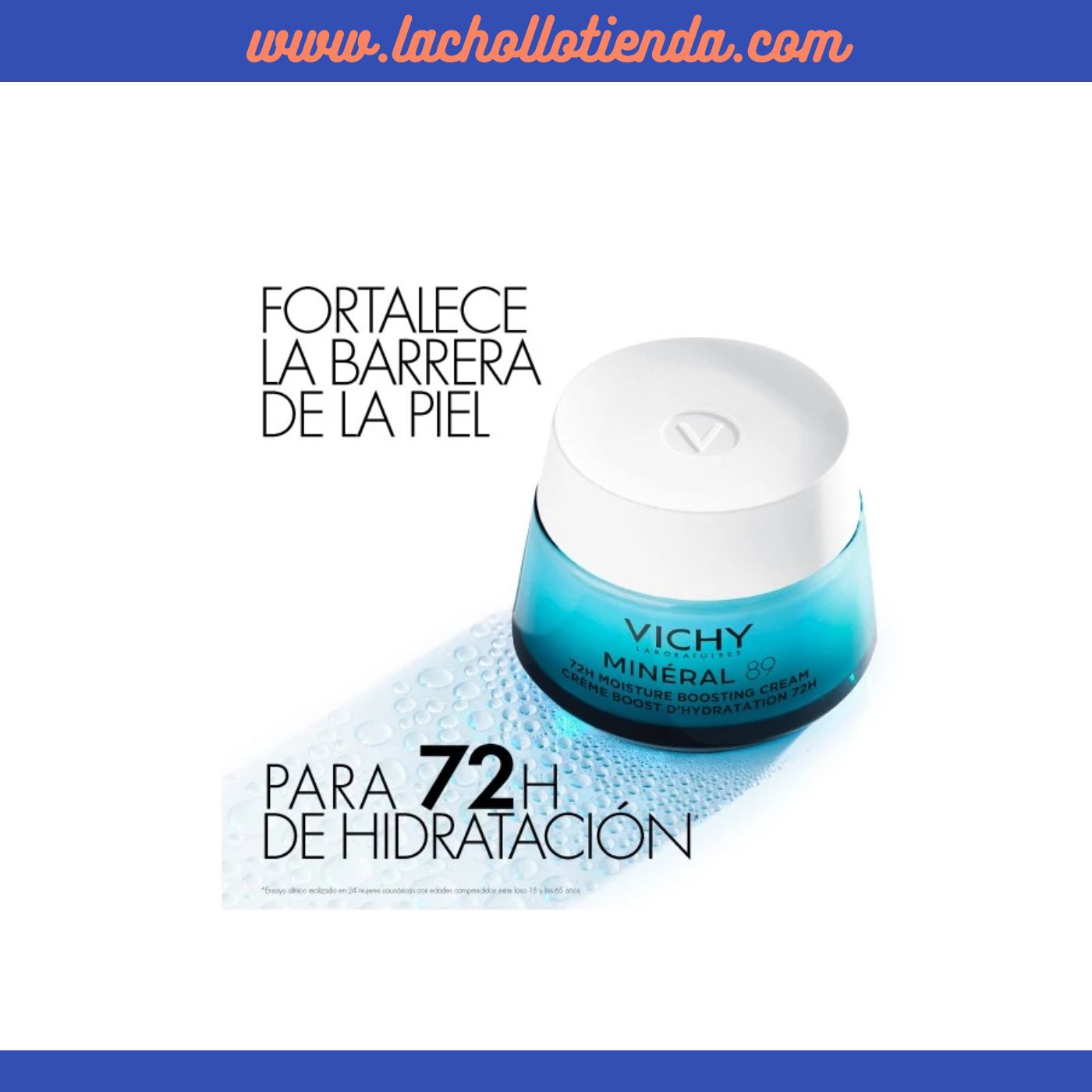 Vichy - Mineral 89 Crema Boost Hidratación 72h - Crema Hidratante 50ml.