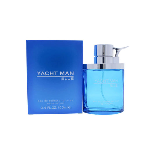 Yacht Man Blue Eau De Toilette 100ml (Embalaje Deteriorado)