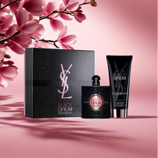 Yves Saint Laurent - Set Black Opium - Perfume 50ml y Loción Corporal 50ml Para Mujer
