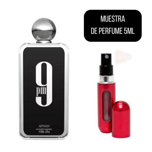 Afnan 9pm Eau de Parfum Hombre - Muestra de 5ml