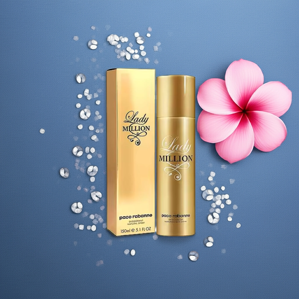 lady million desodorante mujer spray paco rabanne