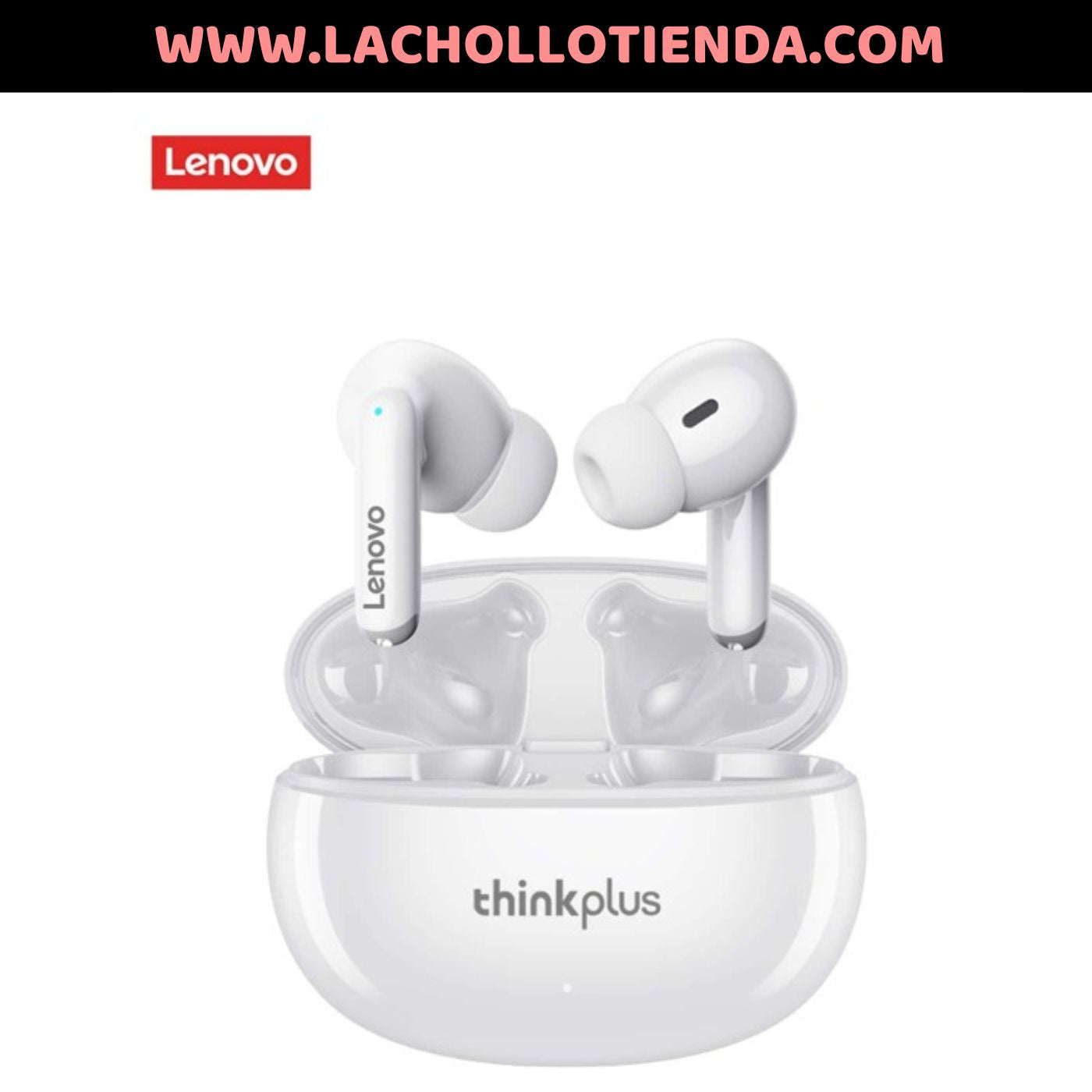 Auriculares inalámbricos Lenovo XT88 (Blanco) – lachollotienda