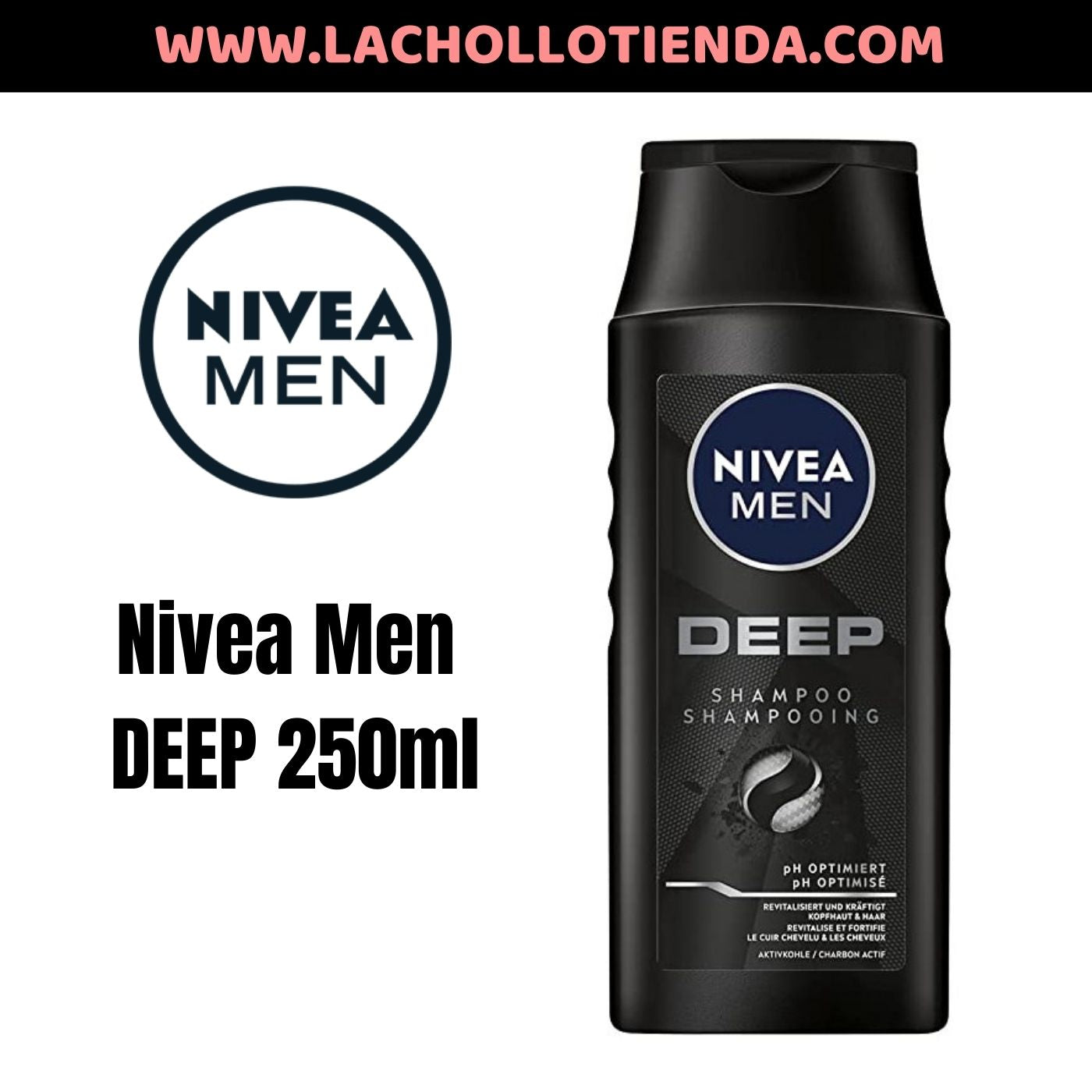 Champú Nivea Men Fresh Deep 250ml