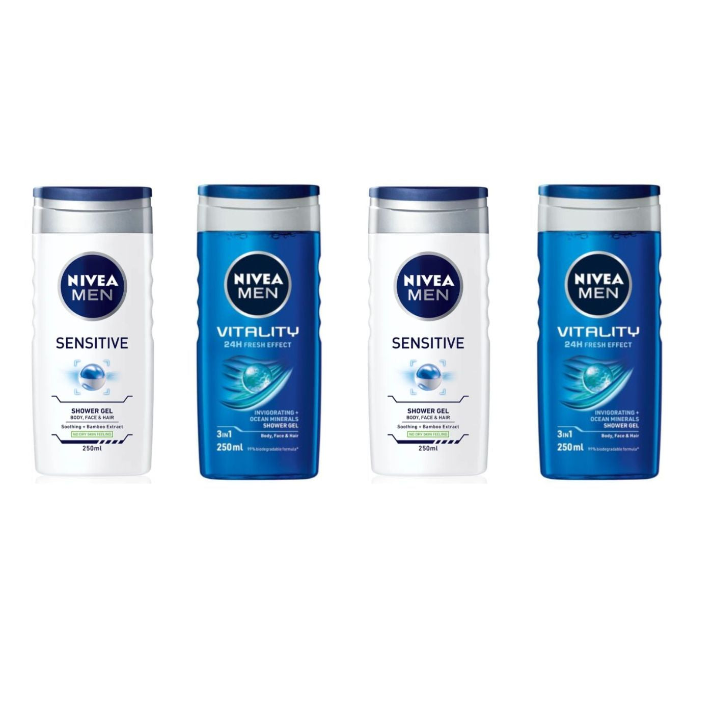 pack ahorro gel de baño nivea men
