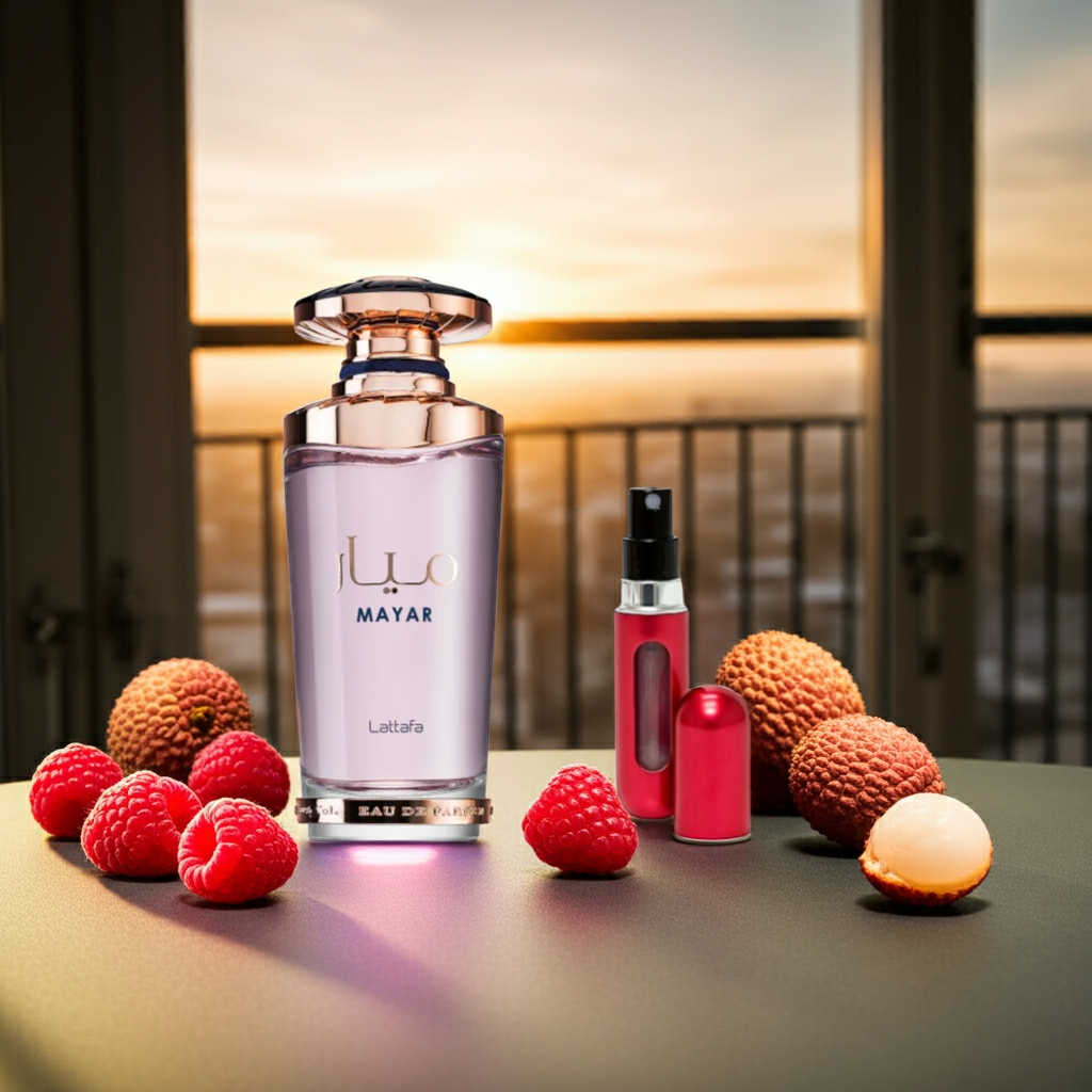 perfume arabe Mayar muestra