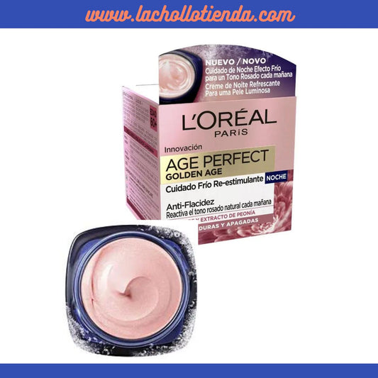 L'Oréal París - AGE PERFECT GOLDEN AGE - Crema de Noche Anti-Arrugas 50ml.